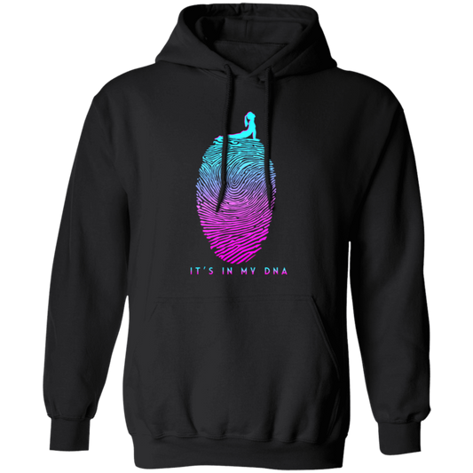 Cute Yoga Gift, Yoga Fingerprint In My DNA Cobra, Lovely Girl Do Yoga Pullover Hoodie