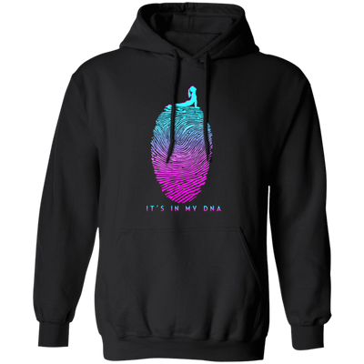 Cute Yoga Gift, Yoga Fingerprint In My DNA Cobra, Lovely Girl Do Yoga Pullover Hoodie