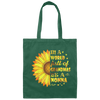 Sunflower In A World Full Of Grandmas Be A Nonna Canvas Tote Bag