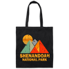 Best National Park, Shenandoah Lover Gift, Best Retro Mountain Love Canvas Tote Bag