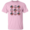 Peace American, Smiley Emotion, Smile America, Peace Smile Unisex T-Shirt