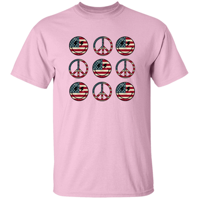 Peace American, Smiley Emotion, Smile America, Peace Smile Unisex T-Shirt