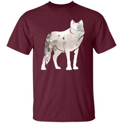 Fox Silhouette, Show Fox, Fox In Abstract, Animal Silhouette Unisex T-Shirt