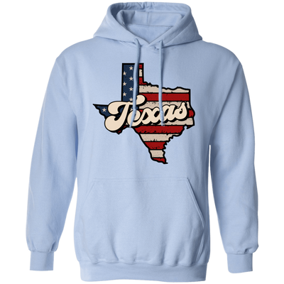 Texas State, Retro America, Retro Texas, Cowboy Style Pullover Hoodie