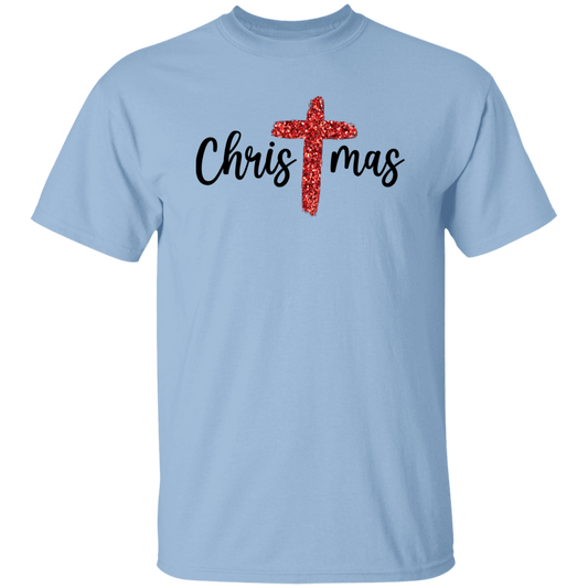 Red Glitter Christmas, Red Christian, Pastor Gift, Merry Christmas, Trendy Chrismas Unisex T-Shirt