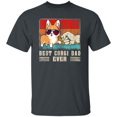 Retro Corgi, Best Corgi Dad Ever, Best Dog Dad Ever, Love Dad Unisex T-Shirt