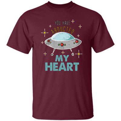 UFO Here, You Have Abducted My Heart, Best Gift For Couple, UFO Lover Unisex T-Shirt