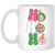 Ho Ho Ho, Funny Santa, Funny Christmas, Love Christmas White Mug