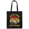 Retro Catch Fish Not Feelings Fishing Essential Canvas Tote Bag