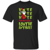 Hate Hate Hate, Double Hate, Loathe Entirely, Angry Grinch, Merry Christmas, Trendy Christmas Unisex T-Shirt