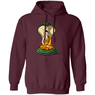 Buddha Cobra Snake, Zen Yoga, Meditation Hindu, Love Buddha Gift Pullover Hoodie