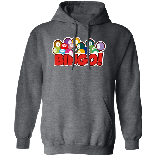 Love Bingo Balls, Bingo Ticket, Bingo Lottery, Love Bingo Pullover Hoodie