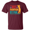 Best Pawpaw By Par, Love Golf, Golfing, Retro Golf Sport Unisex T-Shirt