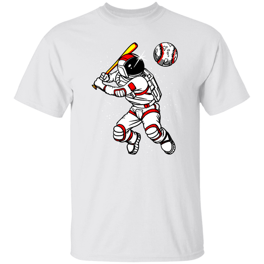 Astronaut Play Baseball In Spaces, Love Baseball, Sporty Astronaut Unisex T-Shirt
