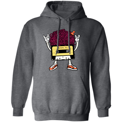 Funny Music, Cassette With Cool Hair And Comb, Lovely Cassette, Best Gift Pullover Hoodie