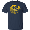 Dragon Flowers Vintage, Gold Dragon, Love Dragon, Flower In Circle Unisex T-Shirt