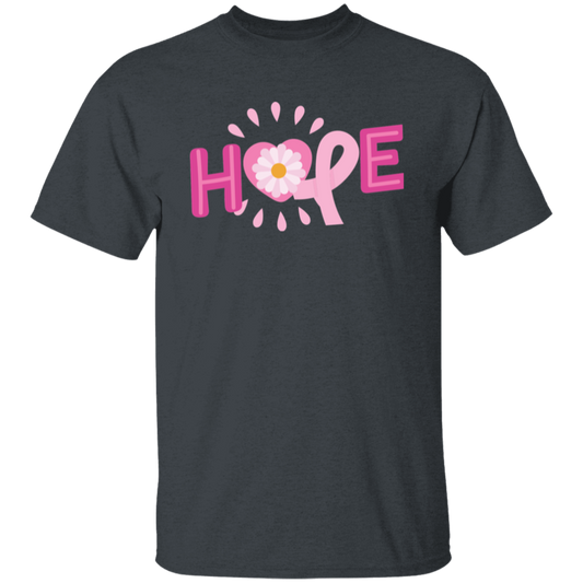 Hope, Please Hope, Pink Ribbon, Aweness, Hopeness Unisex T-Shirt