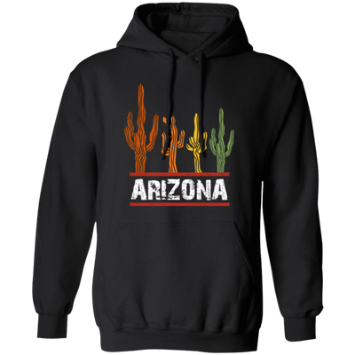 Arizona US State, Cactus Retro, Love Cactus, Best Of Cactus, Love Arizona Pullover Hoodie