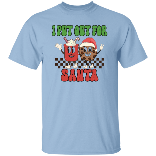 I Put Out For Santa, Love Santa, Groovy Santa, Xmas Unisex T-Shirt