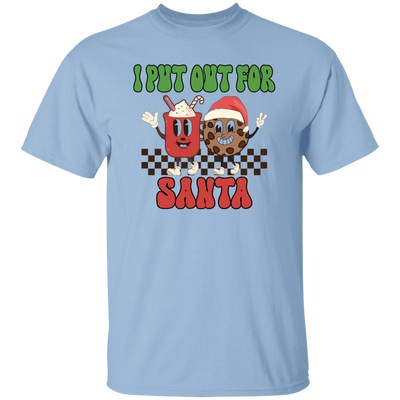 I Put Out For Santa, Love Santa, Groovy Santa, Xmas Unisex T-Shirt