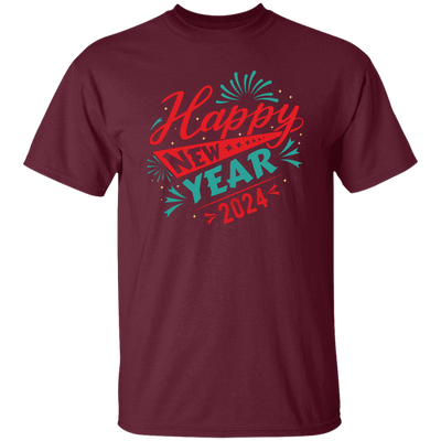Happy New Year 2024, Happy New Year, Fireworks New Year Unisex T-Shirt