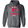 Happy Valentine's Day, Heart Swings, Pink Valentine Pullover Hoodie