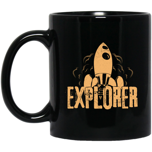 Astronomy Gift, Science Of The Stars, Love To Explorer, Best Shuttle Black Mug