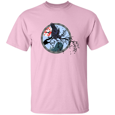 Horror Eagle, Bat Halloween, Eagle On Circle Window Unisex T-Shirt