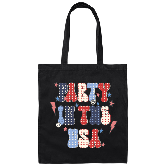 Party In The USA, American Party, July 4th Canvas Tote Bag