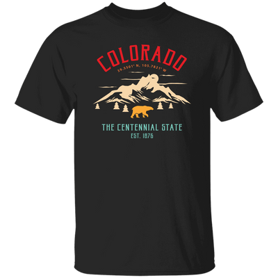 Colorado Park, The Centennial State, EST 1876, National Park Unisex T-Shirt