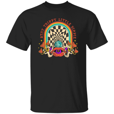 Stay Trippy Little Hippie, Groovy Hippie, Mushroom Unisex T-Shirt