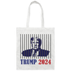 Trump 2024, Where Is Trump 2024, Love Trump, Trump Team Canvas Tote Bag