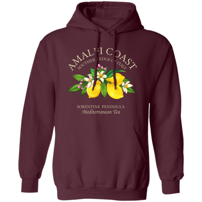 Amalfi Coast Southern Edge Of Italy, Sorentine Peninsula Mediterranean Tea Pullover Hoodie