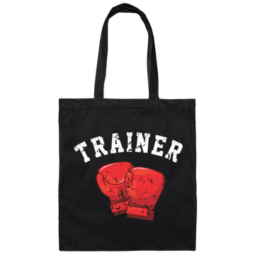 Boxing Love Gift, Trainer Boxer, Personal Coach, Box Training Canvas Tote Bag