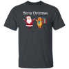 Merry Christmas, Funny Santa, Funny Reindeer, Winter Season Unisex T-Shirt