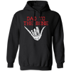 This Dad To The Bone pullover hoodie is sure to make a statement this Halloween. Features a trendy spooky skeleton hand design that's sure to add some fun and humor to your wardrobe.