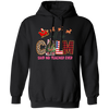 All Is Calm Said No Teacher Ever, Reindeer Ride Santa Christmas Pullover Hoodie