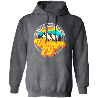 Birthday 1979, Retro 1979 Gift, Vintage 1979, Mountain Lover Gift Pullover Hoodie