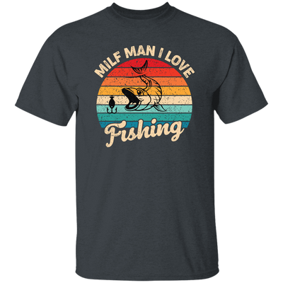 Milf Man I Love Fishing, Retro Fishing, Fishing Silhouette Unisex T-Shirt