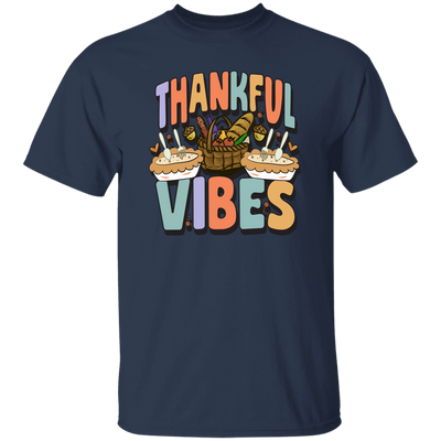 Thankful Vibes, Thanksgiving Day, Fall Vibes, Autumn Unisex T-Shirt