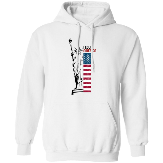 I Love America, Statue of Liberty, American Liberty Pullover Hoodie