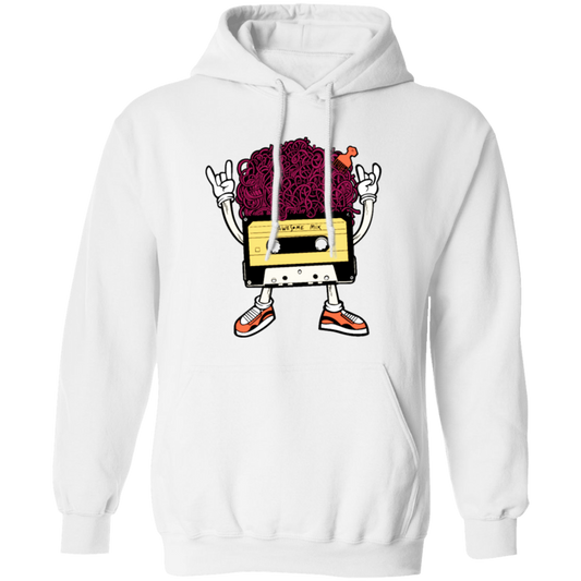 Funny Music, Cassette With Cool Hair And Comb, Lovely Cassette, Best Gift Pullover Hoodie