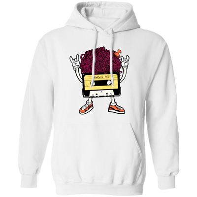 Funny Music, Cassette With Cool Hair And Comb, Lovely Cassette, Best Gift Pullover Hoodie