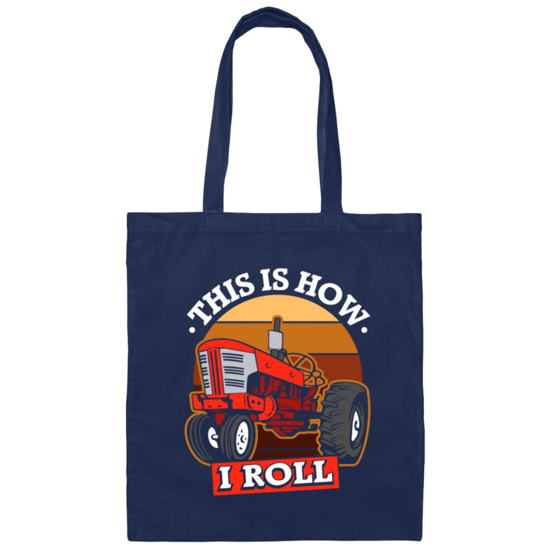 Funny Gift Farmer Chicken Farm Canvas Tote Bag