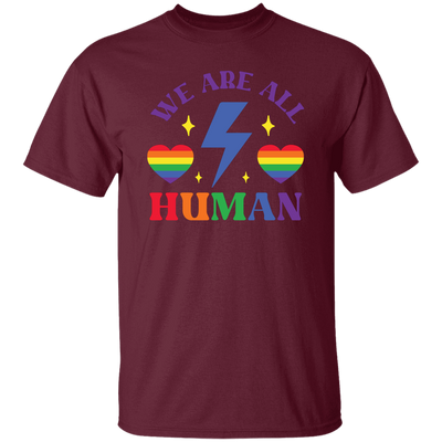 We Are All Human, LGBT Flash, LGBTQ+ Pride, Pride's Day Unisex T-Shirt