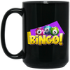 Bingo Balls, Love Bingo, Funny Bingo Game, Funny Game Black Mug