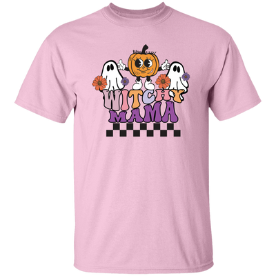 Witchy Mama, Pumpkin And Boos, Spooky Halloween Unisex T-Shirt