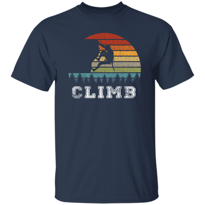 Bouldering Lover, Mountaineer Vintage Gift, Sporty Climb Climber Unisex T-Shirt