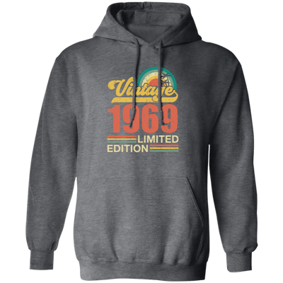 Hawaii 1969 Gift, Vintage 1969 Limited Gift, Retro 1969, Tropical Style Pullover Hoodie