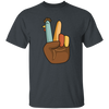 Hi Fall, Thanksgiving's Day, Peace Sign, Peace Sign Turkey, Funny Turkey, Turkey's Day Unisex T-Shirt